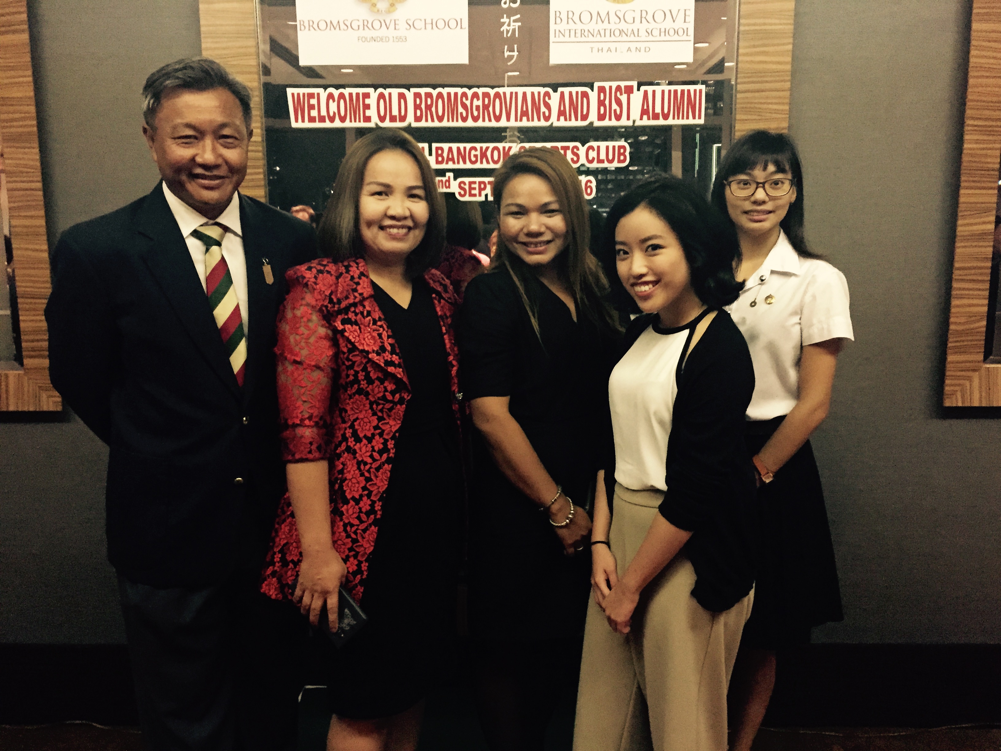 Cocktail Reception at Royal Bangkok Sports Club, 22nd September 2016